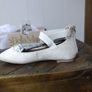 Cream Bella Marie Flat